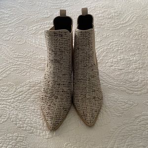 Tweed booties